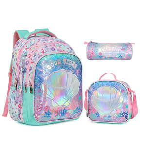 Sac à dos scolaire unisexe pour élèves du primaire (CP-CM2) en polyester respirant avec coussin d'air – Motif dessin animé - Product Image 5
