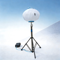 Tour de lumière gonflable de 1000 W avec levage télécommandé pour les chantiers de construction