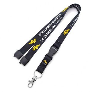 <b>Custom</b> Printed Sublimation Neck Lanyards With Logo <b>Custom</b> <b>Keychain</b> Polyester Lanyard - Product Image 1