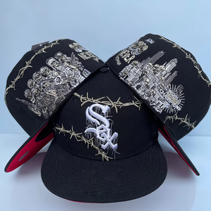 Casquette en coton brodée 3D, broderie en relief personnalisée, streetwear, casquette snapback - Product Image 4