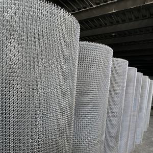 Maille de fil métallique tissée en acier inoxydable de haute qualité <span class=keywords><strong>pour</strong></span> usine, maille ondulée en acier inoxydable - Product Image 5