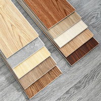 Plancher en vinyle SPC hybride à âme rigide, étanche, écologique, ignifuge, résistant à l'usure, style parquet, pour supermarché et chambre à coucher