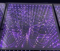 Meilleures ventes : Piste de danse interactive LED 3D à effet miroir étoilé, magnétique, avec éclairage DJ