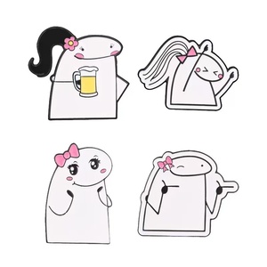 Broches de Metal al por Mayor, Creativos y Únicos, con Diseños de Memes de Dibujos Animados, Lindos y Sencillos, Accesorios para Ropa - Product Image 1