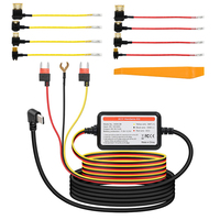 Câble d'alimentation OBD2 pour caméra embarquée 12V/24V vers 5V 3A, kit de câblage direct avec 3 réglages LVP, accessoires pour caméra de voiture