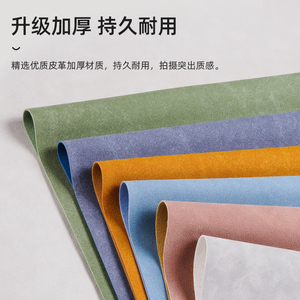 Toile de fond en cuir givré imperméable et antireflet pour photographie de natures mortes, bijoux et accessoires de prise de vue en direct - Product Image 3