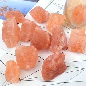 Cristaux de sel de l'Himalaya orange en gros, grandes pierres brutes naturelles, pierres de guérison écologiques pour la décoration et le polissage - Product Image 3