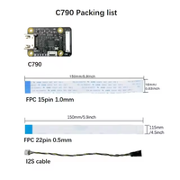 Carte AUDIO C790 1080P 60Fps Pikvm Kvm avec alimentation de secours pour Raspberry Pi HD-MI vers adaptateur CSI-2 & I2S
