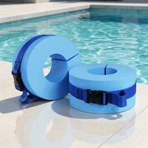 Anillo Flotante de EVA para Ejercicios Acuáticos, Juego de Pesas para Piscina, Cinturones de Agua para Tobillos y Brazos con Ajuste para <span class=keywords><strong>Entrenamiento</strong></span> de Natación - Product Image 1