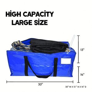 Heavy Duty <b>Extra</b> <b>Large</b> Waterproof Easy Carry Laminated PP Woven Storage Moving Bags - Product Image 2