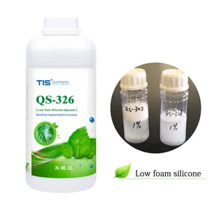 QS-326 alta concentração cas 27306-78-1 baixa espuma agro surfactante Trisiloxano Ethoxylate Silicone Spray Adjuvante
