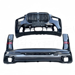 Cho BMW ban đầu phía trước mũi lắp ráp X7 G07 ABS Vật liệu phía trước Bumper lưới tản nhiệt đèn pha đèn sương mù bể nước khung ngưng chùm - Product Image 5