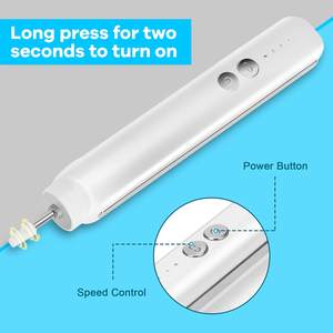 NUEVO Taladro de Uñas Inalámbrico, Lijadora Eléctrica de Uñas, Máquina de Manicura Inalámbrica, Fresadora, Juego de Brocas de Plástico para Uñas - Product Image 4