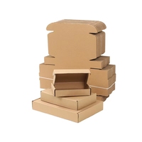 Boîte d'expédition en carton ondulé personnalisée, emballage en kraft recyclé avec logo, carton d'expédition pour les petites entreprises