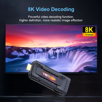 Clé TV intelligente OEM d'usine ATV TV Stick RK3528 4 cœurs 64 bits 2 Go/16 Go 4 Go/32 Go Wi-Fi 6 5G BT5.0 OTT avec système Android 13