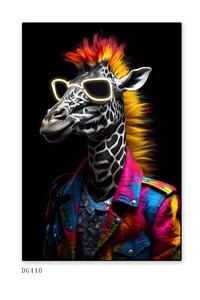 Забавные зебры с принтом на холсте - Product Image 3