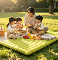 Tapis de pique-nique imperméable, coussin gonflable léger pour la détente au parc et à la plage