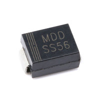 Diode redresseuse Schottky SS56 60V 5A, faible tension directe, haute efficacité, diode de puissance