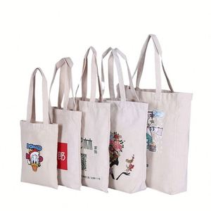 Stylish Promotional Custom Printed Organic Cotton Bag Canvas Tote Bags
