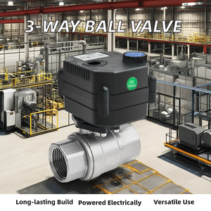 Электрический привод работает нормально открытый закрытый DN15 1/2 "DN20 3/4 дюймов <span class=keywords><strong>12</strong></span> В нержавеющая сталь 304 шаровой клапан для воды - Product Image 5
