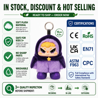 Jouet en peluche personnalisé en coton PP - Personnage d'anime mignon, mascotte, souvenir, cadeau pour enfants