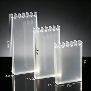 Espositore per Collane in Acrilico, Supporto per Catenine e Ciondoli, Espositore Trasparente per Gioielli per Negozi al Dettaglio - Product Image 2