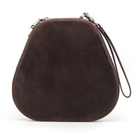 Sac de rangement en cuir véritable, boîte d'écouteurs pour casque, étui de coque pour Sony WH-1000xm4 avec sangle de corde