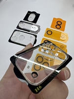 Verre d'objectif de caméra 3D 9H Film de protection d'écran en verre trempé transparent pour iPhone 17 Pro Max Air 16 15 Vente d'usine