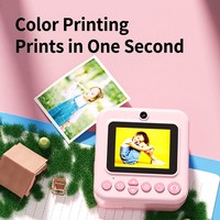P03 Renkli Baskılı Fotoğraf Makinesi 1080P Kaydedici 16x Dijital Yakınlaştırma 2.4 İnç Ekran 5 Saat Kayıt 300 Fotoğraf Baskısı 128GB Kart Desteği