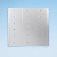 Substrat en aluminium pour LED, PCB 1,0 mm, cuivre 25 µm, carte OEM personnalisée avec RoHS ISO9001 pour luminaires et lampes LED