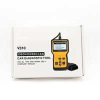 Lector de Códigos de Auto OEM Multi-idioma, Pantalla de 2.8 Pulgadas, Transmisión de Datos en Tiempo Real, Gráficos en Tiempo Real, Escáner de Diagnóstico Automotriz V310 OBD2