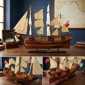 แบบจำลองเรือเดินสมุทรไม้ HMS BOUNTY - งานฝีมือจากเวียดนาม GIA NHIEN CO. LTD TS0020W ของตกแต่งและของสะสม - Product Image 3