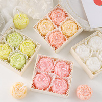 Coffret Cadeau de Bougies Parfumées à la Pivoine en Gros – Collection de Bougies Artisanales en Mélange de Soja pour l'Aromathérapie, Idéales pour la Décoration Intérieure et les Cadeaux d'Événements