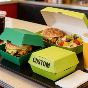 Caja de Almuerzo Desechable de Papel Kraft, Contenedor de Alimentos para Llevar, para Restaurantes, con Logotipo Personalizado, Ecológico, 500 ml, MOQ Bajo - Product Image 6