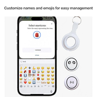 Traceur intelligent Bluetooth 4G LTE compatible avec le réseau Apple Find My, localisateur d'objets pour PC, localisation mondiale pour clés, bagages, portefeuilles
