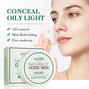 Polvo Facial Mineral Vegano de Alta Calidad, Control de Grasa, Sin Sebo, Etiqueta Privada OEM SADOER, Cosméticos Fijadores de Maquillaje - Product Image 1