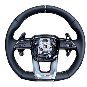 Volante Deportivo Personalizado de Alta Calidad para Lamborghini URUS HURACAN LP640 LP650 LP670, Estilo Deportivo, Color Negro - Product Image 2