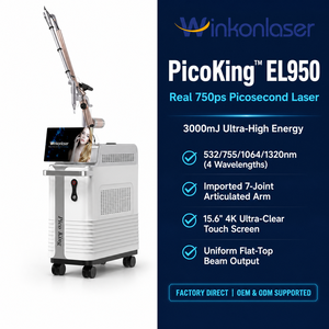 เครื่องเลเซอร์ <span class=keywords><strong>Pico</strong></span> 450PS เครื่องเลเซอร์ Picosecond Q Switched เลเซอร์ ND YAG 1064Nm 532Nm 755Nm สักเครื่องเลเซอร์ Picosecond - Product Image 1