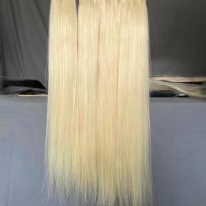 Extensiones de Cabello Virgen Rubio 613 sin Procesar, 12A, Cutícula Alineada, Transparentes para Encaje, 180% de Densidad, Venta al Por Mayor - Product Image 5