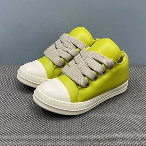 Zapatillas de Cuero Casuales de Lujo para Hombre 2025 de Alta Calidad con Cordones Grandes, Zapatos de Diseñador con Aumento de Altura para las Cuatro Estaciones - Product Image 4