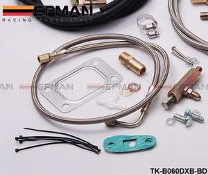 Epman Turbo dòng dầu đầu vào cống trở lại Kit T3 T4 T70 t04s t04z T4e cho Honda Civic TOYOTA EP-B060DXB-BD - Product Image 3