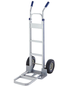 Chariot à main pliable en aluminium, chariot à plateforme pour entrepôt, supermarché, courses - Product Image 1