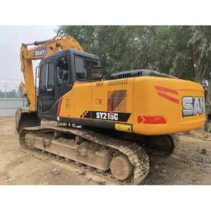 Excavatrice Sany SY215C de 20 tonnes d'occasion avec moteur à noyau ISUZU, boîte de vitesses et pompe à vendre - Product Image 1