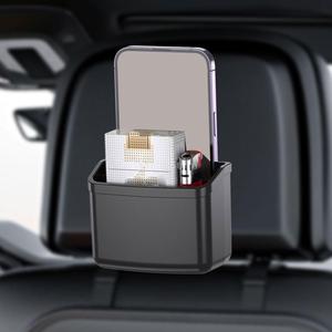 Sac Organisateur de Voiture de Luxe avec Pochette Arrière de Siège en Cuir PU Oxford – Rangement Haute Performance pour Téléphones Portables, Cartes et Monnaies - Product Image 3