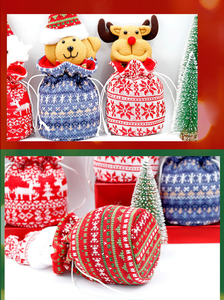 Sacchetti Regalo Natalizi Ecologici con Simpatico Personaggio Pupazzo <span class=keywords><strong>di</strong></span> Neve Decorazione Festiva per <span class=keywords><strong>la</strong></span> <span class=keywords><strong>Vigilia</strong></span> <span class=keywords><strong>di</strong></span> <span class=keywords><strong>Natale</strong></span> Sacchetti con Coulisse per Caramelle - Product Image 6