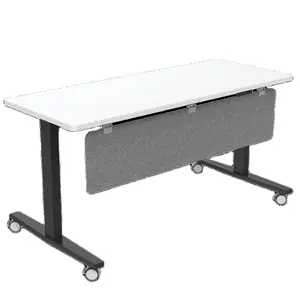 60''~72'' X 24" Conference Room Rectangular Meeting Desk Mobile Training Chair Table With Rectangle Leg