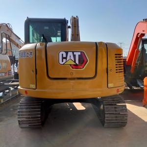 Mini-excavatrice sur chenilles hydraulique Caterpillar 307E2 d'occasion, modèle 2024, pour la construction et l'agriculture, 95% NEUVE, 7 tonnes, avec CE/EPA - Product Image 3