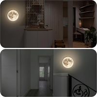 Vente chaude Personnalisé Pleine Lune UV Peint Enseigne Au Néon Lumière LED Étanche IP65 Décoration Murale Maison Bar Pub Gym Stade Affaires