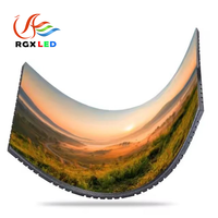 P1.875mm 240*120mm Module souple incurvé Flexible mur vidéo intérieur HD sans couture épissage écran géant Led écran d'affichage Flexible