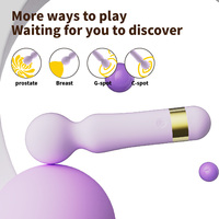Vibrateur AV puissant en silicone souple multifréquence et étanche Odeco pour femmes, stimulation du clitoris et du point G, masseur personnel